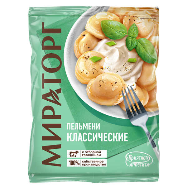 "МИРАТОРГ" пельмени классические